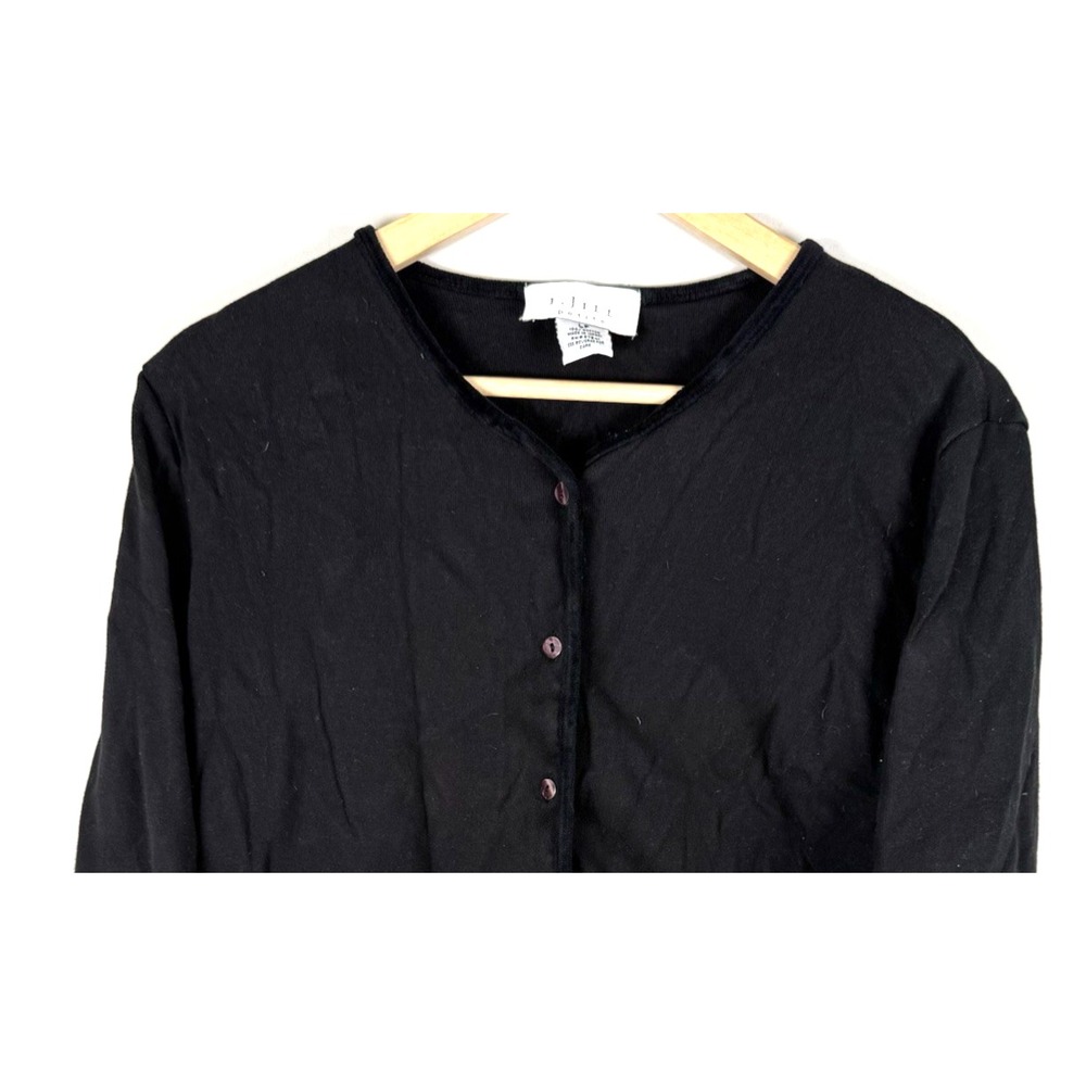 J. Jill Women's Knit‎ Long Sleeve Cardigan Sweater Petite Large Capsule Neutral - Picture 3 of 7